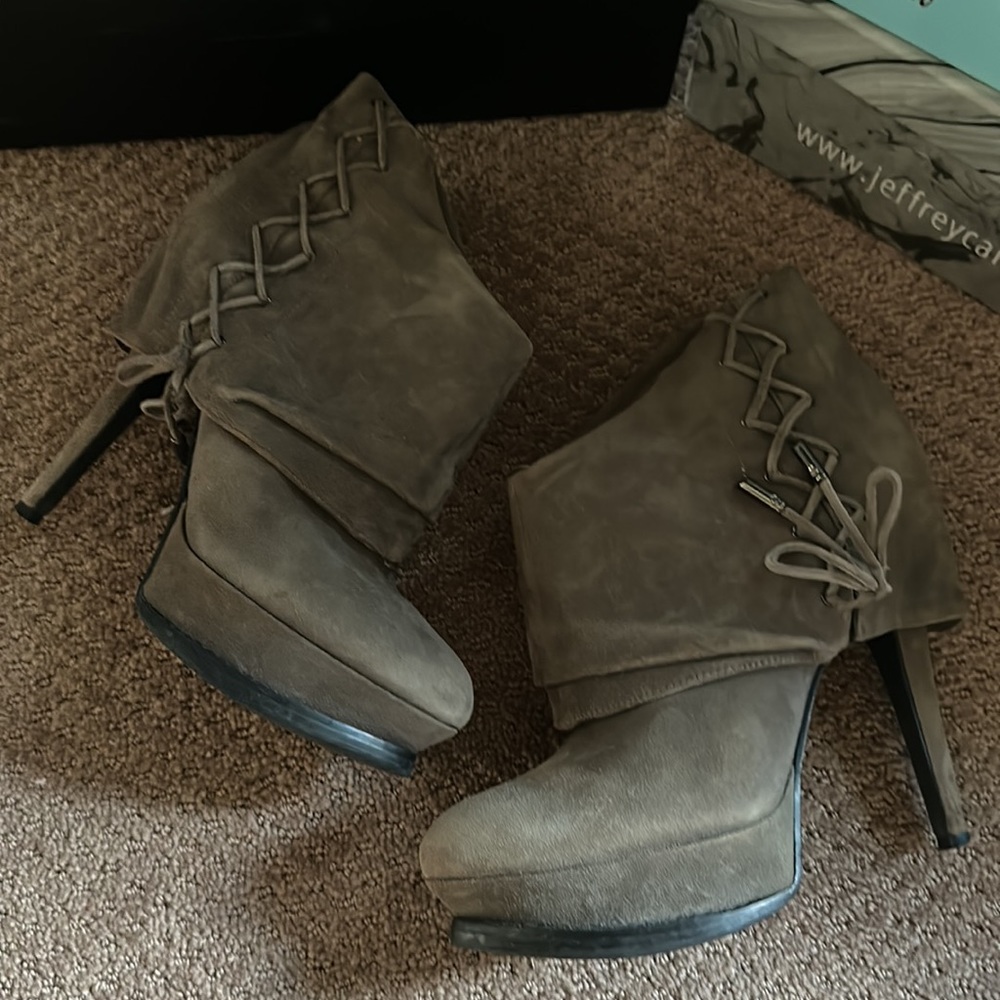 Guess by Marciano Suede Ankle Boots Heels